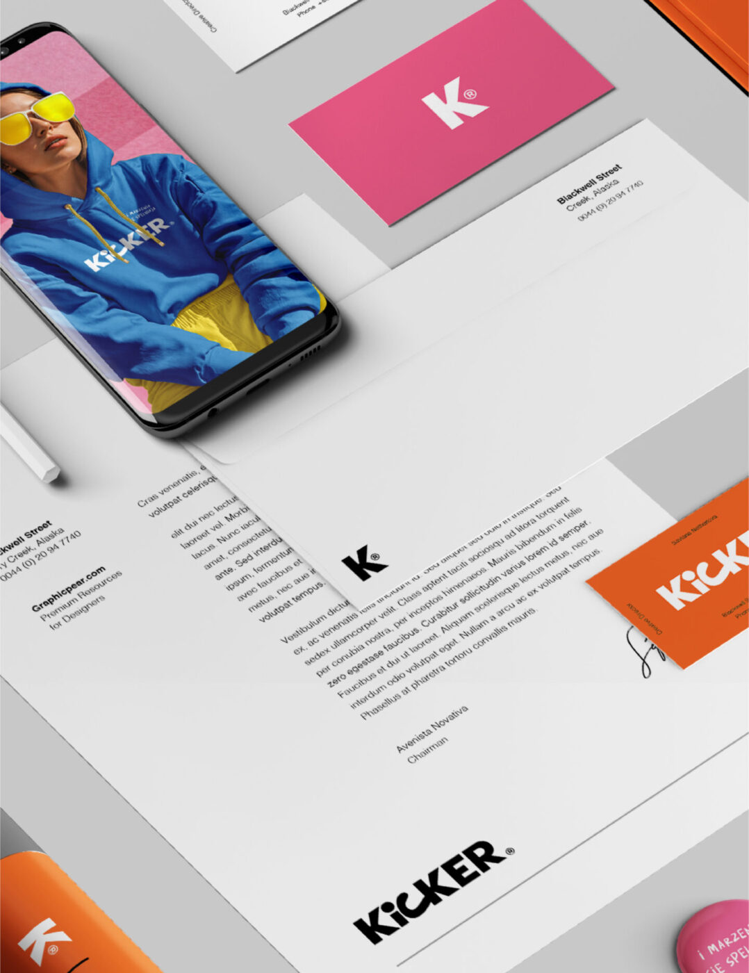 Projekt Logo and business card design